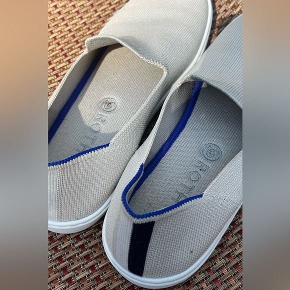 Rothy's The Original Slip On Sneaker Sand Size 7 Minimalist Neutral Comfy - Picture 10 of 14